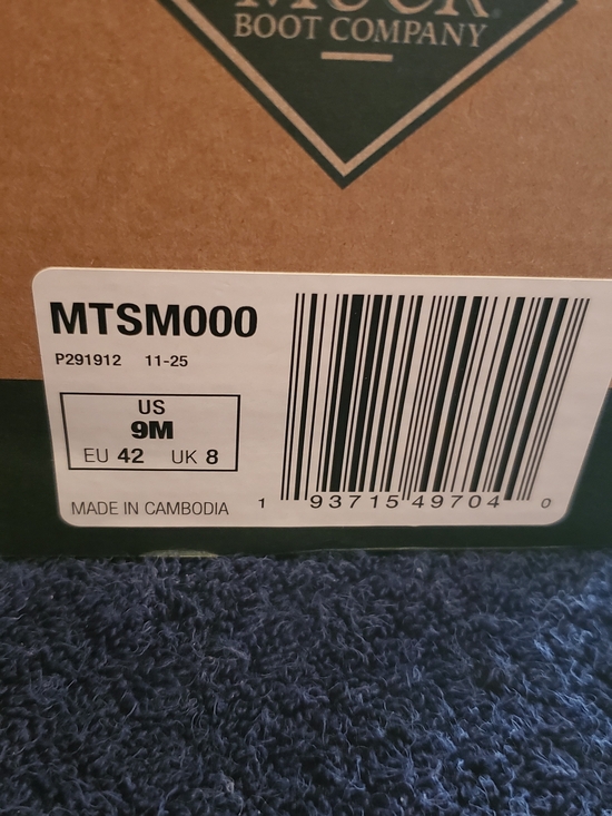 ?NIB Muck Boot Co.Waterproof Slip-On Men’s Boots in Black main image 8